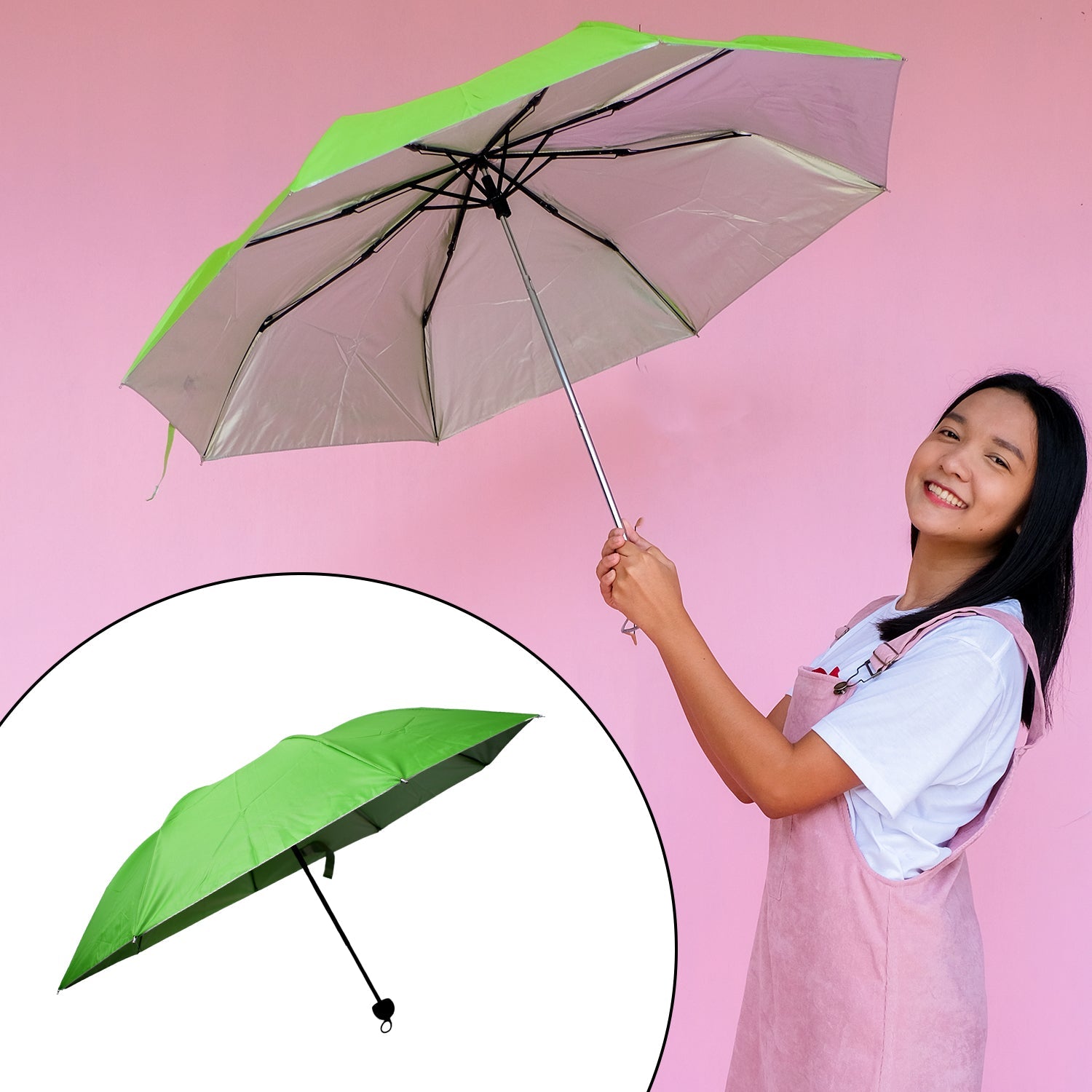 3 Fold Sun Protective Solid Foldable Outdoor Umbrella, Portable Sun, UV Protection Lightweight Rain Umbrella With Umbrella Case For Girls, Women, Men, Boys 3 Fold Sun Protective Solid Foldable Outdoor Umbrella, Portable Sun, UV Protection Lightweight Rain Umbrella With Umbrella Case For Girls, Women, Men, Boys